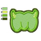 Moshi Monsters Logo Embroidery Design